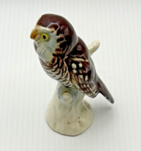 Goebel Owl Fine Porcelain Figurine. “Owl on Tree Stump” #322, W. Germany Vintage - £8.36 GBP