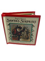 Vintage Philomel Books Santa&#39;s Surprise Miniature Book - $12.34