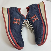 Tommy Hilfiger Womens Sneakers size 10  Denim Logo Est 1985 H Shoes Red - £19.95 GBP