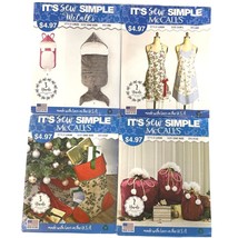 McCalls Sewing Pattens Lot Baby Bunting Apron Christmas Stocking Skirt Gift Bags - £9.14 GBP