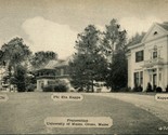 Vintage Postcard - Fraternities - University of Maine Orono, ME Dirt Str... - £10.27 GBP