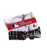 MLB Boston Red Sox Baseball Official Merch 28-Piece Double Six Dominoes Set - £12.44 GBP