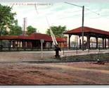Central Railroad of New Jersey Station Depot Cranford NJ 1909 DB Postcar... - $34.70
