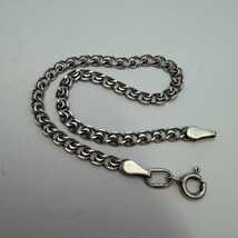 Vintage 925 Sterling Silver Chain Bracelet Classic Link Chain Jewelry Ma... - $120.00