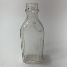 Vintage Brockway Glass Medicine 3ii Bottle - £3.89 GBP