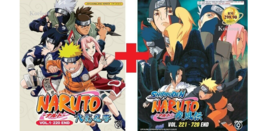 Naruto &amp; Naruto Shippuden Vol.1-720 END Complete Series Anime DVD [English Dub] - £143.28 GBP