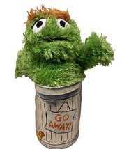 Sesame Street Oscar the Grouch  Scram 10&quot; Plush Soft Toy Stuffed Animal Sesame - £8.17 GBP