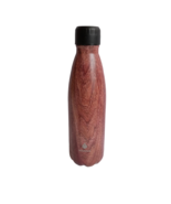 Manna Stainless Steel 17 Oz Double-Wall Insulated Water Bottle Woodgrain... - $278.35 MXN