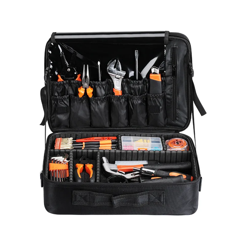 Multi-Size Tool Bag Multi-function Hardware Tools Bag Makeup Bag Travel Bags Ox  - £65.52 GBP