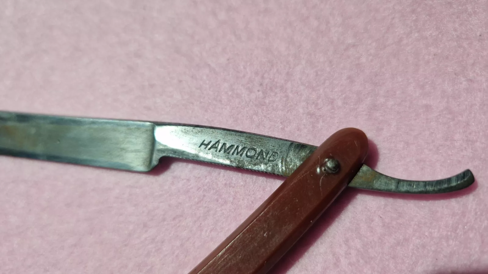 Old №42 HAMMOND Solingen Germany Straight Razor - Antique Vintage Collec... - $12,260.47 MXN