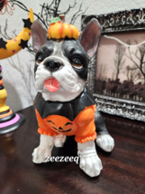 Halloween Humane Society Frenchie Dog French Bulldog Figurine Figure 9.5&quot; - £30.83 GBP