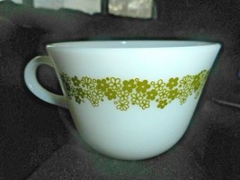 Corning Coffee Tea Cup Spring Blossom Green - £7.50 GBP
