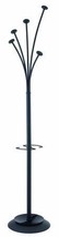 Alba PMFESTYN Festival Coat Stand in Black, with 5 Black Rounded Coat Pe... - £127.64 GBP