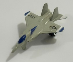 Tootsie Toys Diecast USAF F-15 Jet Airplane Military Metal 1:87 Vintage - $92.61 MXN