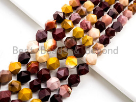 Unique Diamond Cut Quality Natural Mookaite beads, 6mm/8mm/10mm/12mm, Diamond - $8.00+