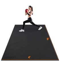 Large Exercise Mat 6&#39;X4&#39;X7Mm Workout Mats For Home Gym Mats Gym Flooring Rubber  - £140.06 GBP