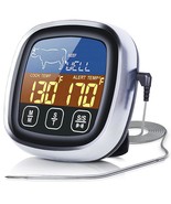 Digital Meat Thermometer For Cooking, 2022 Upgraded Touchscreen Lcd Larg... - £23.62 GBP