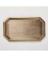 Hearth &amp; Hand Large Metal Desk Accessory Decorative Tray Brass Gold Magn... - £23.10 GBP