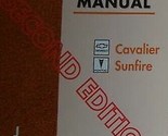 1998 Chevy Cavalier Sunfire Seconde Édition Service Atelier Réparation M... - $8.88