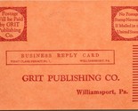 Vtg Advertising Postcard Grit Publishing Williamsport Pennsylvania PA - £10.30 GBP