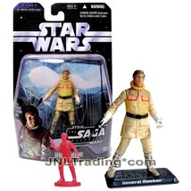 Year 2006 Star Wars The Saga Collection 4&quot; Figure GENERAL RIEEKAN with Han Solo - £27.96 GBP