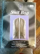 25 Plastic Clear Dust-proof Suit Dress Garment Bag Storage Protector BRA... - £15.18 GBP