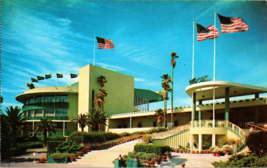 Vtg Postcard Hollywood Park Racetrack, Entrance and Grandstand, California - £4.61 GBP