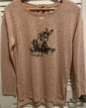 Disney Thumper Sweater Lightweight Size X Small Lauren Conrad Tie Keyhole - $28.71