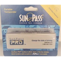 Sunpass Sun Pass Transponder Portable Prepaid Toll Program For Florida Only - £41.50 GBP