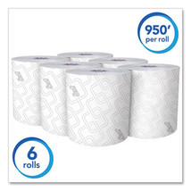 Essential High-Capacity Hard Roll Towels - White 8&quot; x 950 ft 6 rolls per carton - £90.68 GBP