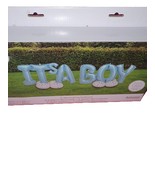 Its A Boy Balloon Set 106 Inches X 34 Inches NIP Airloonz No Helium Needed - $34.30 CAD