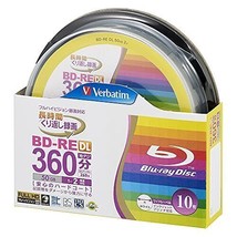 Verbatim Japan Blu-ray Disc for Repeated Recording BD-RE DL 50GB 10 Pieces - £27.40 GBP