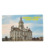 Postcard Marshalltown Iowa Marshall County Court House Chrome Unposted - £7.18 GBP