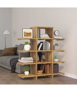  Book Cabinet Brown Solid teak wood Medium Book Cabinet - $424.65 CAD