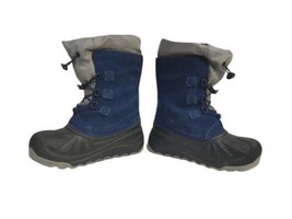 UGG Navy Ludvig Snow Boots w Shearling LiningWaterproof Mid Calf  Size US 4 - £22.83 GBP