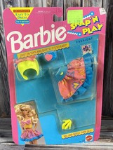 VTG 1991 Barbie Snap &#39;n Play Fashion 4517 - Top &amp; Skirt - New in Package - £7.75 GBP