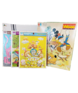 Vintage Tray Puzzle Lot of 5 Disney Whitman Pink Panther Donald Mushroom... - £20.11 GBP