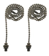 Royal Designs Celling Fan Pull Chain Beaded Ball Extension Chain with Finial Ada - £8.73 GBP+