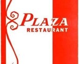 Plaza Restaurant Menu Lebanon Tennessee 1970&#39;s - $17.82