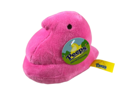 Marshmallow Peeps Easter plush pink chick chicken stuffed animal with tag - £3.95 GBP