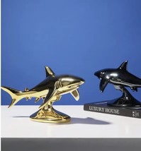 31CM modern Creative shark resin Ornaments Living Room Office Desk Home Decorati - £103.93 GBP