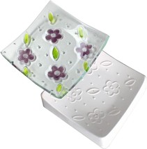 Flower Texture Mold Glass fusing kiln Mold 4.5&quot;x4.5&quot; - $711.67 MXN