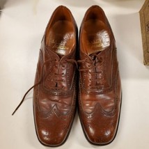 Bally Men&#39;s Brown Leather Lace-Up Shoes, Size 8 - $98.99