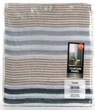 1 Ct Better Homes &amp; Gardens Hampton Stripe Neutral Curtain Panel 52&quot; X 84&quot; - $25.99