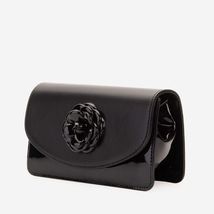 The Diva Black Leather Handbag image 3