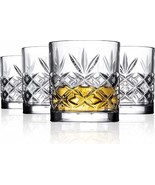 Double Old Fashioned Glasses Vintage Barware Tumblers Lowball Drinking W... - £27.90 GBP