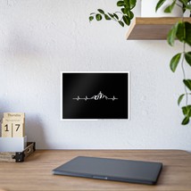 Glossy Mountain Peak Heartbeat Poster, High-Gloss Poster Paper, Wall Art, Home D - $16.48+