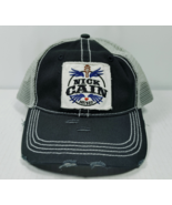 Nick Cain Music Black Distressed Trucker Hat Cap Snapback Mesh Country M... - $147.39 MXN
