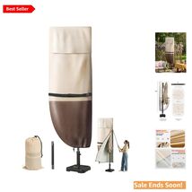 600D Water and Windproof Patio Umbrella Cover for 9-13ft Cantilevers - $59.35