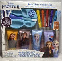 Frozen II Bath Time Activity Set 12 Piece Set Disney - $9.89